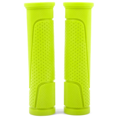 Грипсы 125 мм резиновые, инд. уп. Vinca Sport, лайм