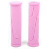 Грипсы 125 мм резиновые,  инд. уп. Vinca Sport, розовые