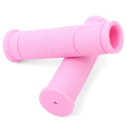 Грипсы 125 мм резиновые,  инд. уп. Vinca Sport, розовые