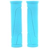 Грипсы 125 мм Vinca Sport, резиновые, голубые, инд. уп