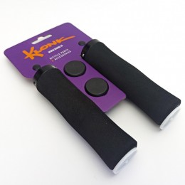 Грипсы 130 мм KLONK, одно фиксирующее кольцо, EVA, черные