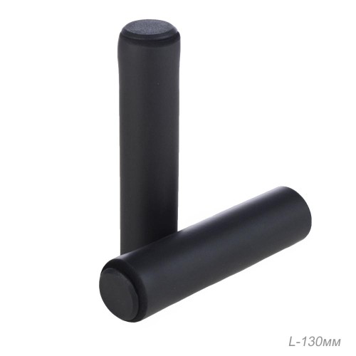 Грипсы 130 мм силиконовые FD-A888-Black, черные