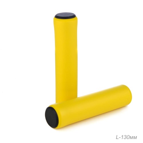 Грипсы 130 мм силиконовые FD-A888-Yellow, желтые