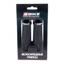 Грипсы 131,6мм 4BIKE с одним алюм. локрингом, эргономичные