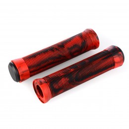 Грипсы 135 мм для трюкового самоката, черные/красные
