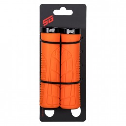 Грипсы 135 мм STG HL-G316, Lock-On, оранжевый