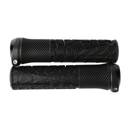 Грипсы 145 мм. эргономичные. ENLEE. Ультрамягкие с PC струбцинами. Special Soft TPE+PP5, черные