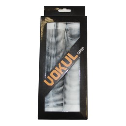 Грипсы 145 мм VOKUL для трюкового самоката, красный/белый