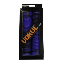 Грипсы 145 мм VOKUL для трюкового самоката, красный/белый