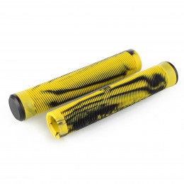 Грипсы 160 мм для трюкового самоката, черные/желтые