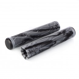 Грипсы 160 мм для трюкового самоката, серые/черные с ромбами