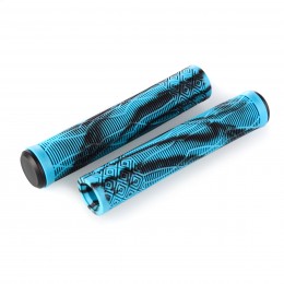 Грипсы 160 мм для трюкового самоката, синие/черные с ромбами
