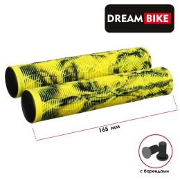 Грипсы 165 мм для самоката/велосипеда, черно-желтые