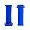 Грипсы детские, резиновые, длина 102мм, синие, инд.уп.Vinca Sport