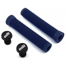 Грипсы ODI Soft Longneck 160 мм, синие с пластик грипстопами, без фланцев