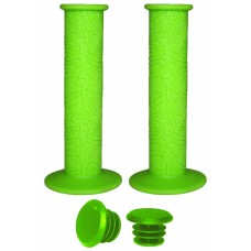 Грипсы резиновые  , длина 120 мм, зеленые, инд. упаковка Vinca Sport