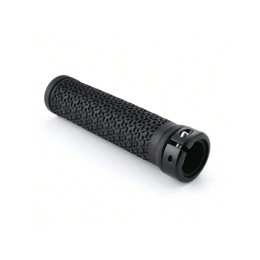 Грипсы RideRace 135 мм, lock-on, с барендами, черные