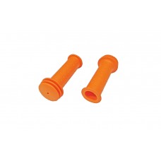Грипсы TRIX, резиновые, для детских велосипедов, 102 мм,антисколз. упор,оранжевы (100)