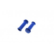Грипсы TRIX, резиновые, для детских велосипедов, 102 мм,антисколз. упор,синие(100)