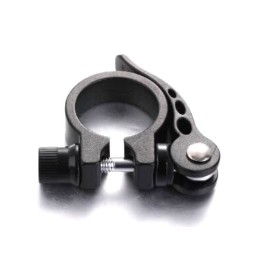 Хомут подседельный Kenli KL-M07 эксцентриковый, 34.9, Чёрный