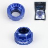 Инструмент для снятия стопорного кольца Shimano Direct-Mount (FC-M9100/FC-M8100/FC-M7100 Series). TOOPRE TL-S21, алюминий, синий