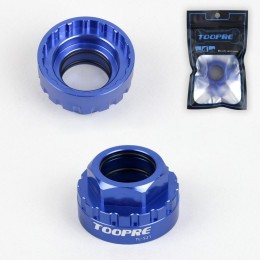 Инструмент для снятия стопорного кольца Shimano Direct-Mount (FC-M9100/FC-M8100/FC-M7100 Series). TOOPRE TL-S21, алюминий, синий
