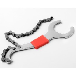 Инструмент универсальный BLACK TOOLS CT16 3 в 1 съемник кареток Hollowtech II хлыст для снятия кассет ключ шлицевой для контргайки оси каретки