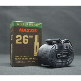 Камера 26"х1,5/2,5 MAXXIS WELTER WEIGHT (schrader), уп - коробка