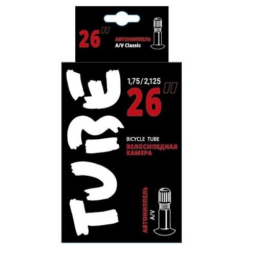 Камера 26"х1,75/2,125 TUBE A/V 48мм, инд. уп