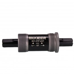 Каретка под квадрат картриджная, MIXIEER BB MX-A203 68x127, пром,подшипники, чёрная