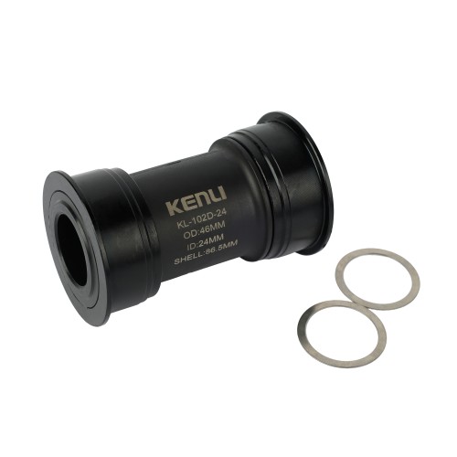 Каретка Press Fit KENLI KL-102D-24 68мм/73мм/86,5мм. под ось 24мм. с ПП, алюминий