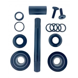 Каретка в сборе ВМХ (CWB-701F, "американка", вал со шлицами 8Т-19мм, ПП, чашки d-51,5мм)