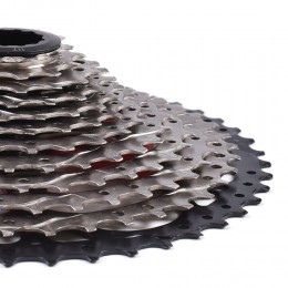 Кассета 12 ск. SUNSHINE HR12-46, 12S 11-46T, никелиров., на пауке, чёрная звезда, 570 г