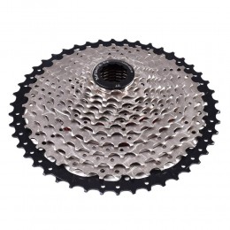 Кассета 12 ск. SUNSHINE HR12-46, 12S 11-46T, никелиров., на пауке, чёрная звезда, 570 г