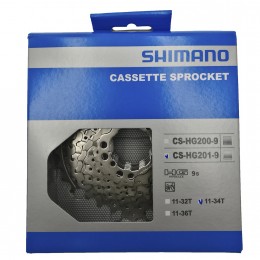 Кассета 9 ск. Shimano CS-HG201 Acera, серебристая