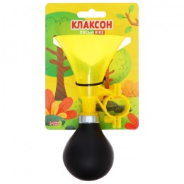 Клаксон Dream Bike, пластик, жёлтый