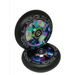 Колесо 100 мм алюминий ABEC-9, неохром