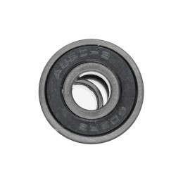 Колесо 100 мм PU для трюкового самоката, обод пластиковый с подшипниками ABEC-9, чёрный