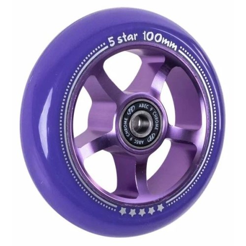 Колесо 100х24мм Tech Team X-Treme 5 star purple