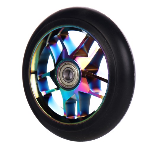 Колесо 110 мм PU Plum Blossom Five Fortune Five V Five Y, алюмин. ABEC-9, бензиновое