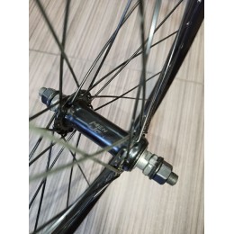 Колесо 20" переднее 2-х слойный алюминиевый обод MAYA S13, стальная втулка MenJoin на гайках