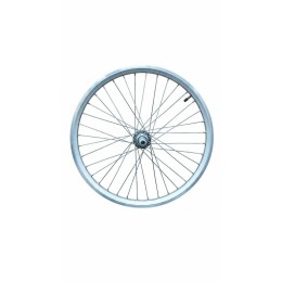 Колесо 20" заднее обод двойной алюм. серебр., V-br, втулка под трещотку 6-7ск под гайку