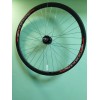 Колесо 26" заднее алюм.обод, втулка под трещотку с пром. подшипником, под дисковый тормоз, гайки