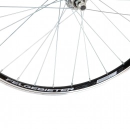 Колесо 26" заднее, двустен.обод 32 отв., втулка  сталь под V-brake, болты под трещотку 6-8 ск. пром подшип