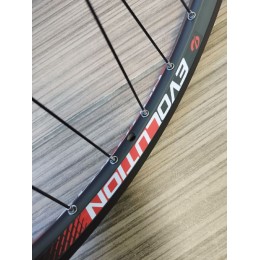 Колесо 27,5" переднее EVOLUTION алюм, двойной, 36H, пистонир, 584х19,5/27,2х21,5мм, А/V, анодир, черный, втулка алюм, ПРОМЫ, под ДИСК, под эксцентрик