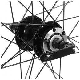 Колесо 27,5" заднее Dream Bike под диск, обод двойной, 32 спицы, под трещотку
