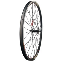 Колесо 28"-29" переднее V EVOLUTION пром.подш. эксцентрик / обод двойной алюм. черн. CNC SSE A/V 21х22 / втулка алюм. черн.