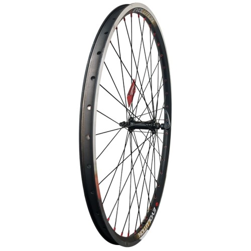 Колесо 28"-29" переднее V EVOLUTION пром.подш. эксцентрик / обод двойной алюм. черн. CNC SSE A/V 21х22 / втулка алюм. черн.