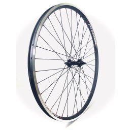 Колесо 28"-29" переднее V EVOLUTION пром.подш., под гайки/ обод двойной алюм. черн. CNC SSE A/V 21х22 / втулка алюм. черн.