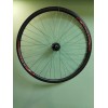 Колесо 28"-29" заднее, алюм. двойн. обод, алюм. втулка под диск тормоз, под трещотку, под гайки, (лого. VELO), 36 спиц, черное